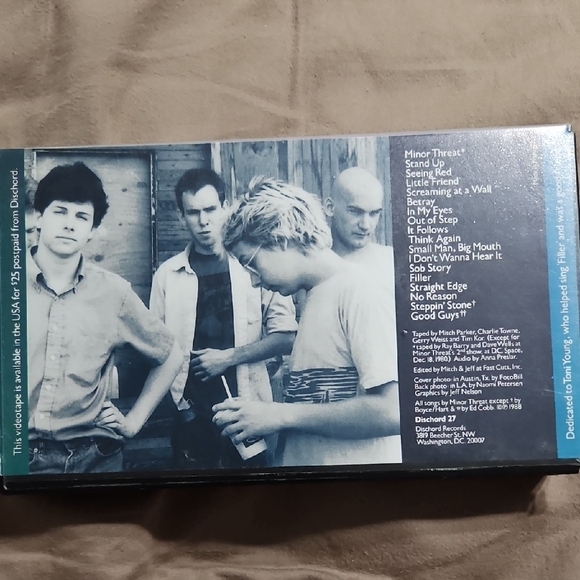 Minor Threat Live VHS Tape - Picture 4 of 9